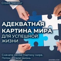 Крауд-тренинг "Адекватная картина мира для успешной жизни"